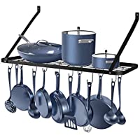 Rottogoon Pot and Pan Organizer 30 Inch Wall Pot Rack only $25.00