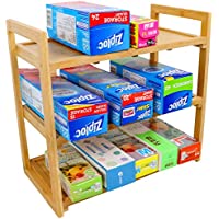 Soguaolo 3 Tier Multifunctional Foil and Plastic Wrap Organizer only $12.00