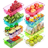 8-Pack WBGD Eco-friendly Refrigerator Organizer and Storage Bins only $17.99
