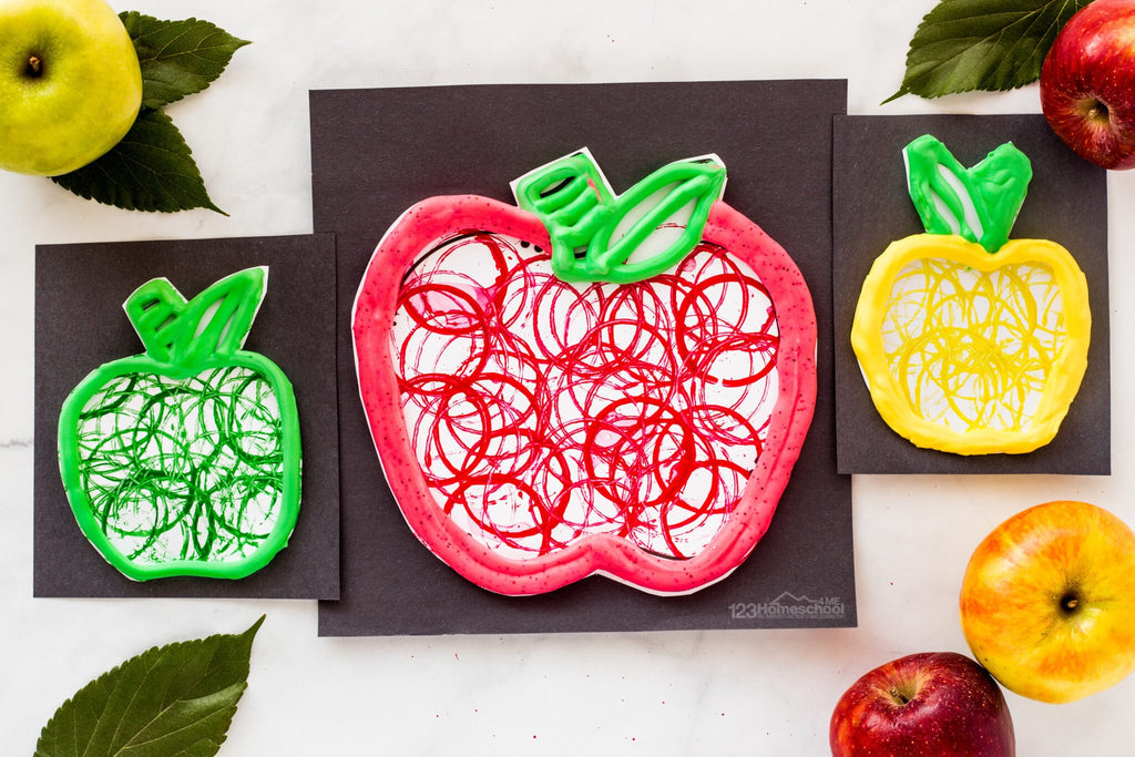 Stunning, Easy Apple Craft for Preschoolers and Kids