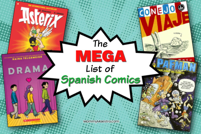 The Mega List of Spanish Comics for Kids