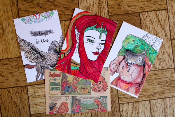 Turn a Coloring Book Page into a Postcard