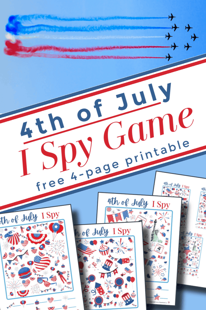 I Spy Printable – 4th of July