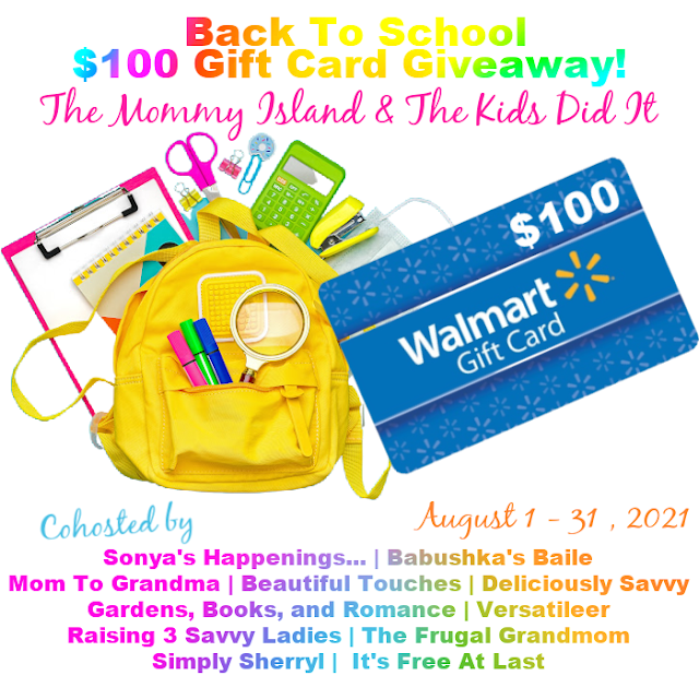 Get All Your Back To School Gear! $100 Walmart Gift Card Giveaway