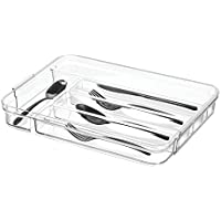 iDesign Crisp BPA-Free Plastic Kitchen Silverware Drawer Organizer only $9.98