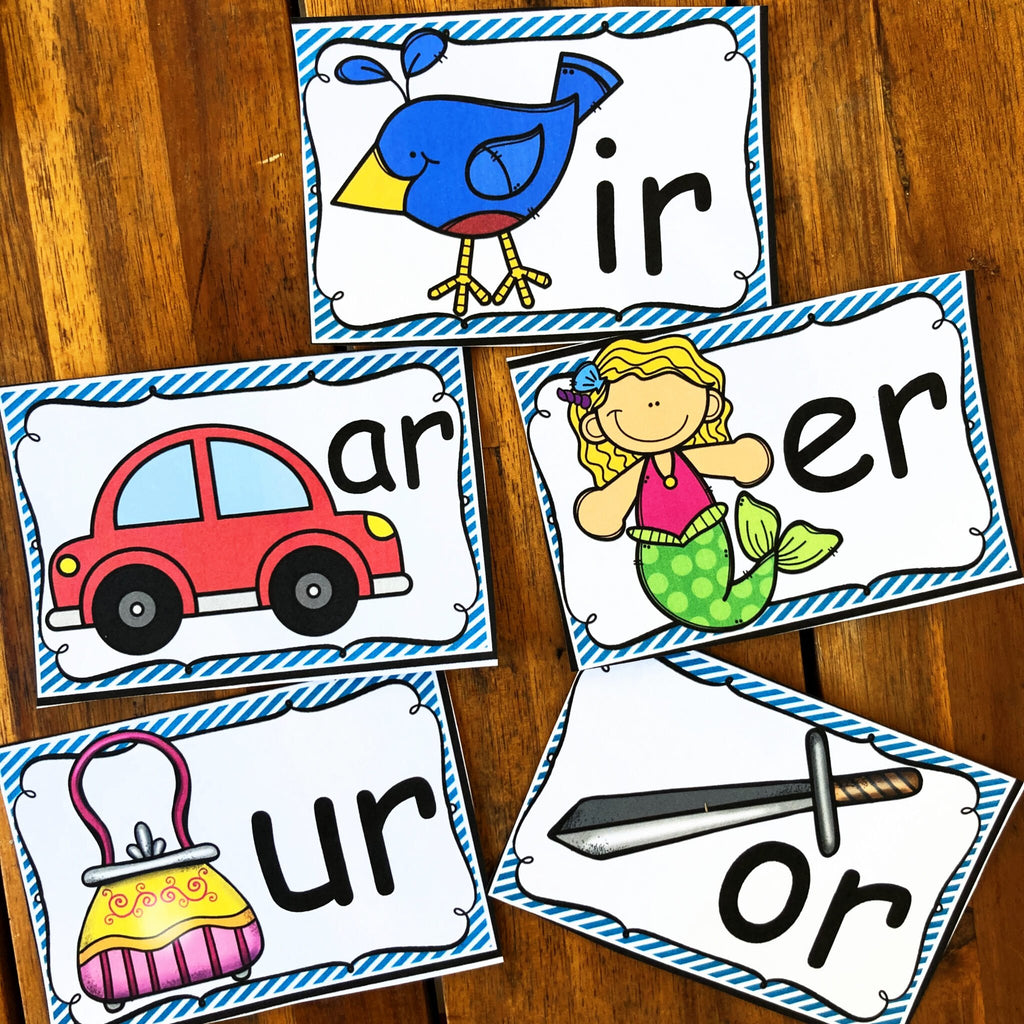 FREE Printable Vowel Team Flashcards – 6 Syllable Types