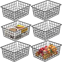 6-Pack Cambond Durable Metal Pantry Organizer Storage Basket only $20.79