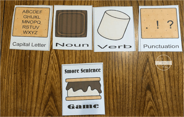 Smores Complete Sentences Game