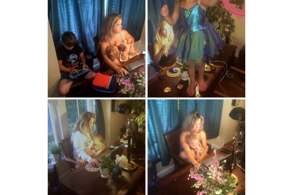 We captured a day in the life of a working mother of three―and it’s all-encompassing