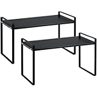 Set of 2 Kitchen Counter Organizer with 20'' Stackable Shelves only $25.00