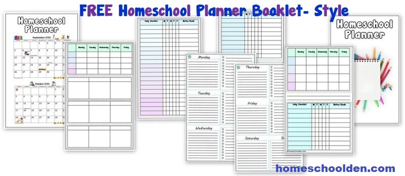 Free Homeschool Planner 2021-2022