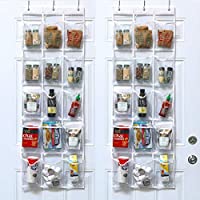 2-Pack SimpleHouseware Over the Door Hanging Pantry Organizer only $14.97