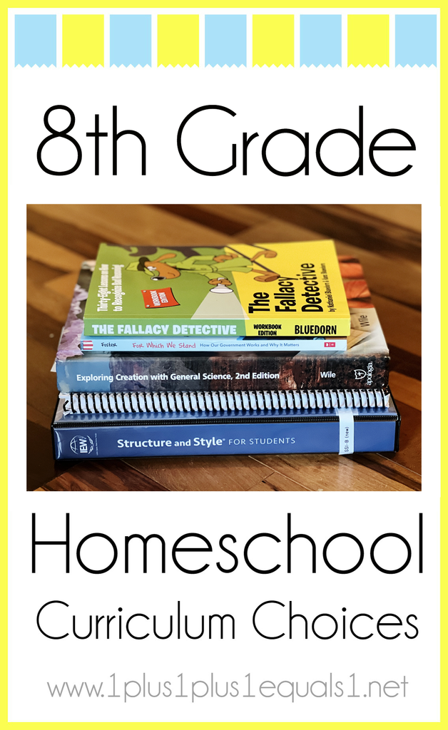8th Grade Homeschool Curriculum Picks, Round 3
