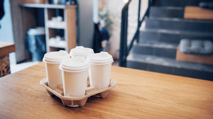 You Should Upcycle That Cardboard Drink Holder As a Kitchen Organizer