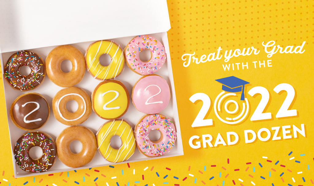 Saturday Freebies – Free Dozen Krispy Kreme for High School and College Seniors on May 25
