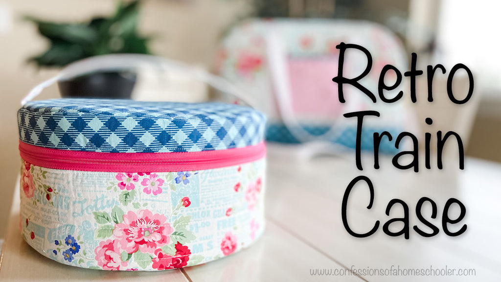 Weekend Retro Train Case // Sewing Tutorial!