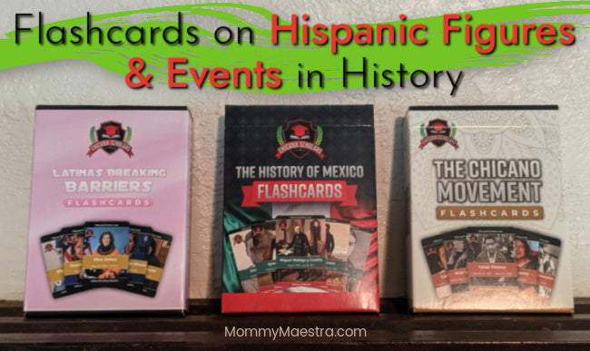 Flashcards on Hispanic Figures & Events in History