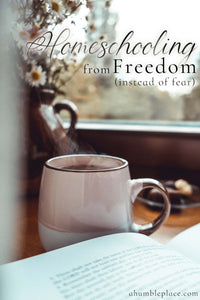 Homeschooling from Freedom (instead of fear)