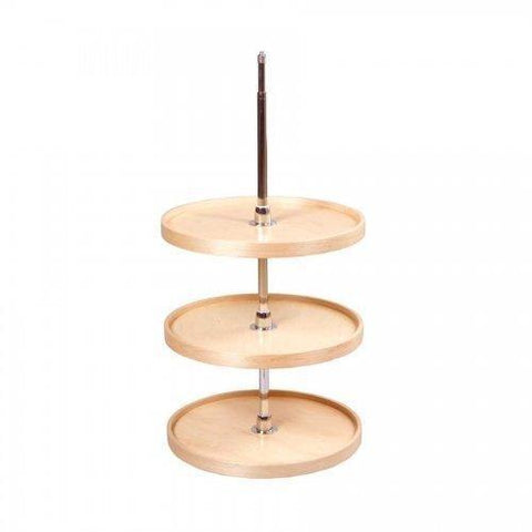 Select nice century components con22frpf confrwh lazy susan 3 independently rotating full round shelves wall cabinet organizer 22