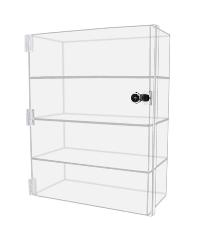Amazon best marketing holders acrylic lucite countertop display case showcase box cabinet 12w x 7d x 16h bakery pastry bread cabint or collectibles