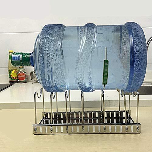 Adjustable Rack Pot Lid & Pan - Shelf Dish Drainer Shelves Multifunctional Organizers For The Kitchen (Large With 7 Holders)