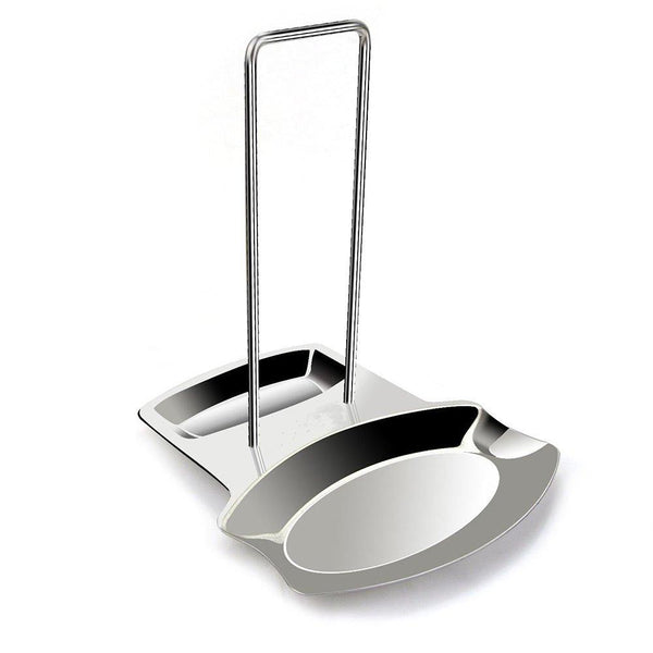 Stainless Steel Lid and Spoon Rest, Utensils Lid Holder Spoon Holder Lid Rest Lid Shelf Kitchen Utensils Holder,Soup Spoon Rack