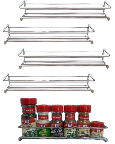 Buy premium presents 5 pack wall mount spice rack organizer for cabinet spice shelf seasoning organizer pantry door organizer spice storage 12 x 3 x 3 inches brand 1