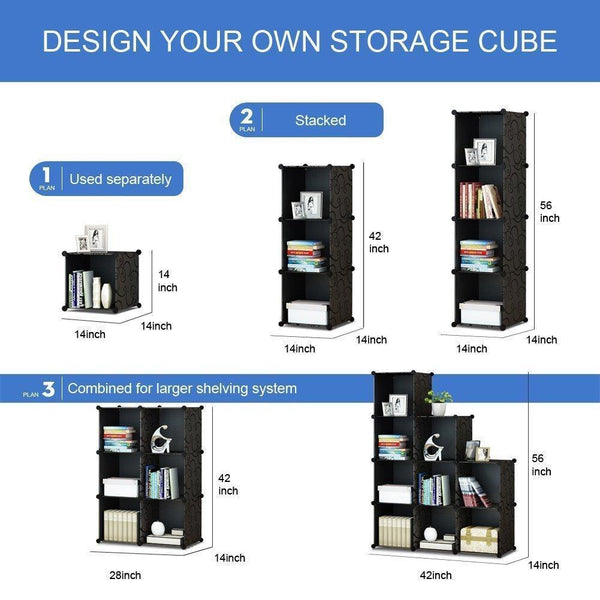 The best kousi cube organizer storage cubes organizers and storage storage cube cube storage shelves cubby shelving storage cabinet toy organizer cabinet black 25 cubes