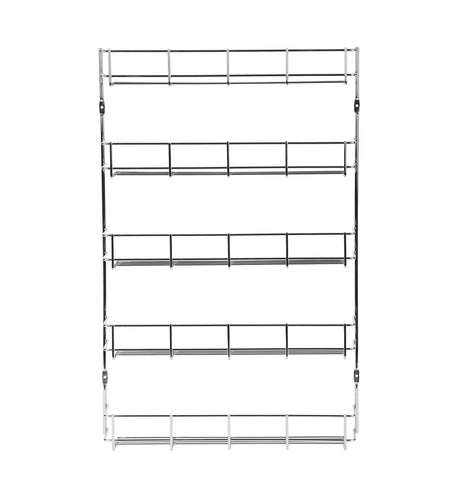 Budget friendly exerz herb and spice rack 5 tiers kitchen cabinet shelf organizer for jars perfect space saving and storage wall mountable or cupboard door fitting fixings included 5 tiers exsr004 5