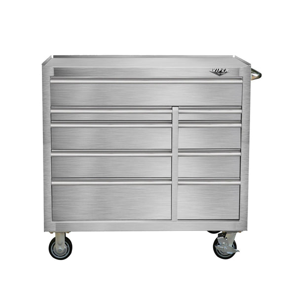 Related viper tool storage v412409ssr 41 9 drawer rolling cabinet 41 x 24 stainless steel