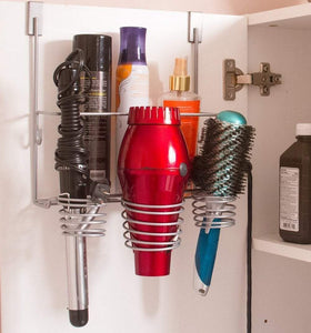 Purchase home intuition hair styling station organizer over the cabinet door silver