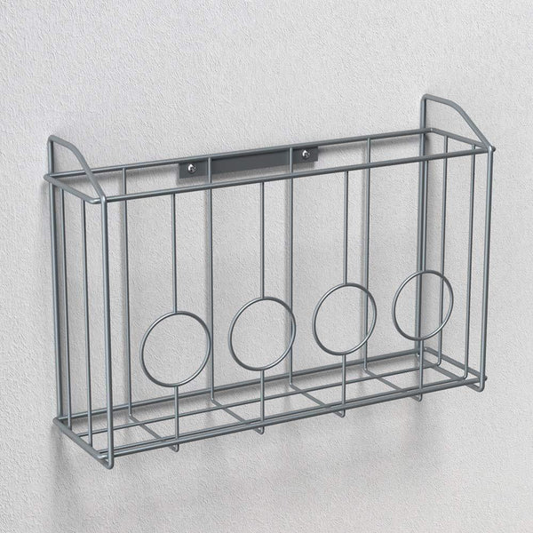 Explore nex over the cabinet door organizer cabinet storage basket for cutting board aluminum foil cleaning supplies silver