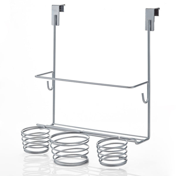 Save on home intuition hair styling station organizer over the cabinet door silver
