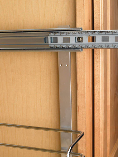 Try rev a shelf 5wb2 1522 cr 15 in w x 22 in d base cabinet pull out chrome 2 tier wire basket