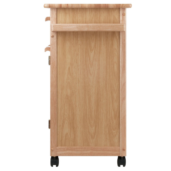 Buy now winsome wood single drawer kitchen cabinet storage cart natural