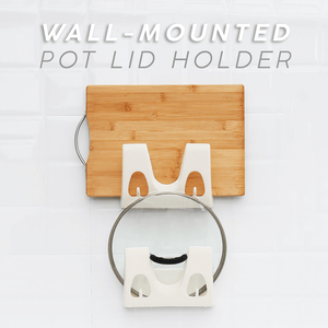 Wall-Mounted Pot Lid Holder